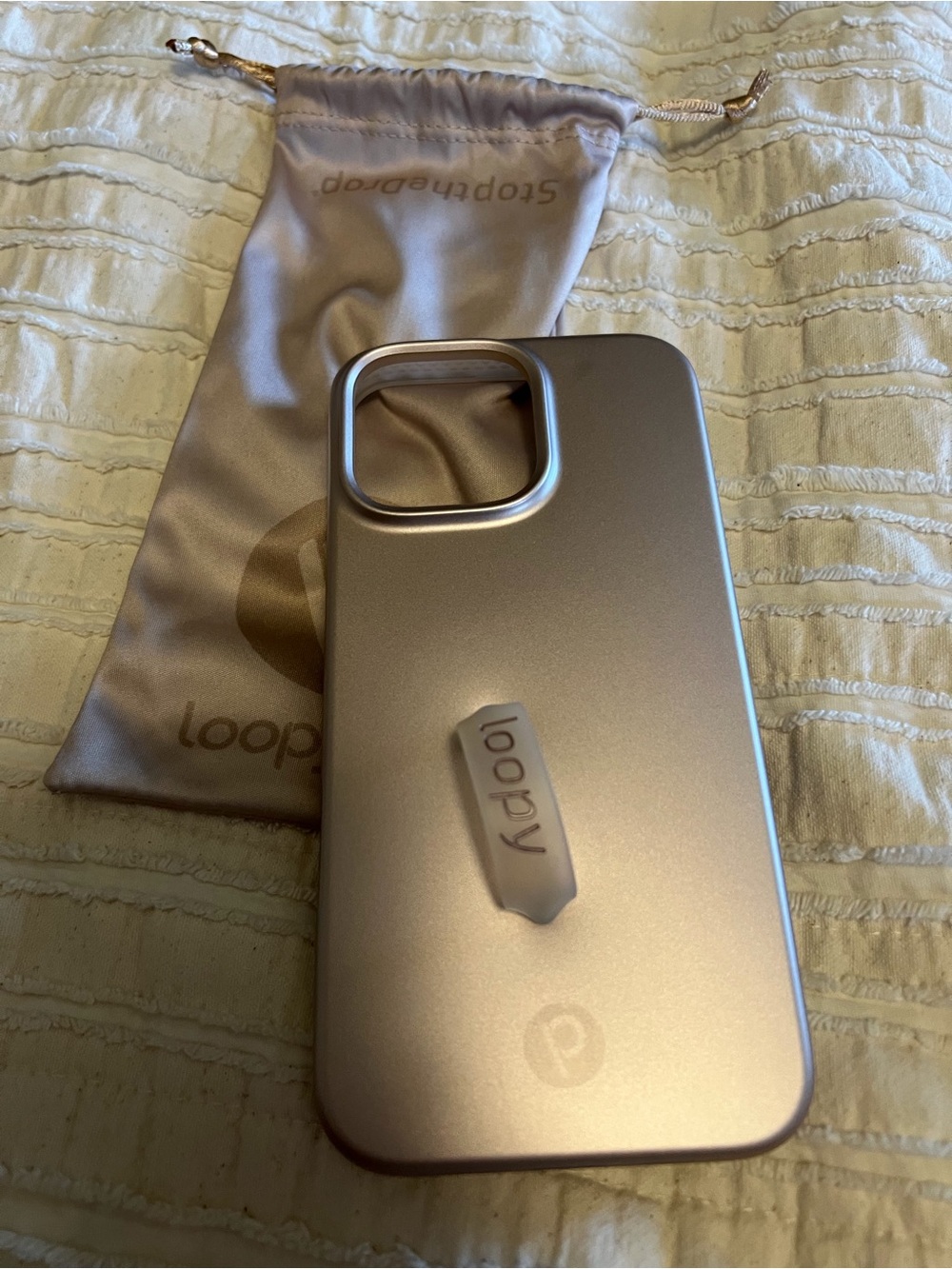 Loopy Case Rose Gold iPhone Case with Loop Grip